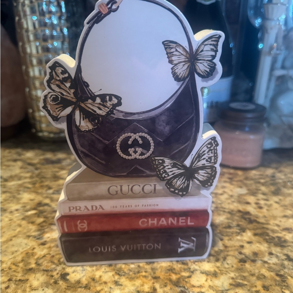 Butterfly GG Decor with Designer Book Stack - Picture 7 of 7